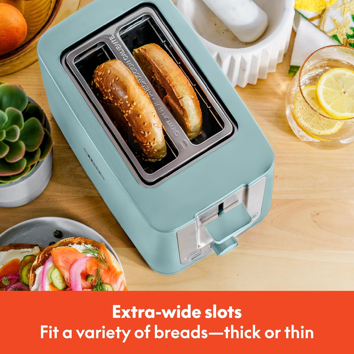 1760559250_BELLA-2-Slice-Toaster-with-Auto-Shut-Off-Extra-Wide-Slots-Removable-Crumb-Tray-and-Cancel-Defrost-Reheat-Function-Toast-Bread-Bagel-Waffle-Aqua.jpg BELLA 2 Slice Toaster with Auto Shut Off - Extra Wide Slots & Removable Crumb Tray and Cancel, Defrost & Reheat Function - Toast Bread, Bagel & Waffle, Aqua - Image 4