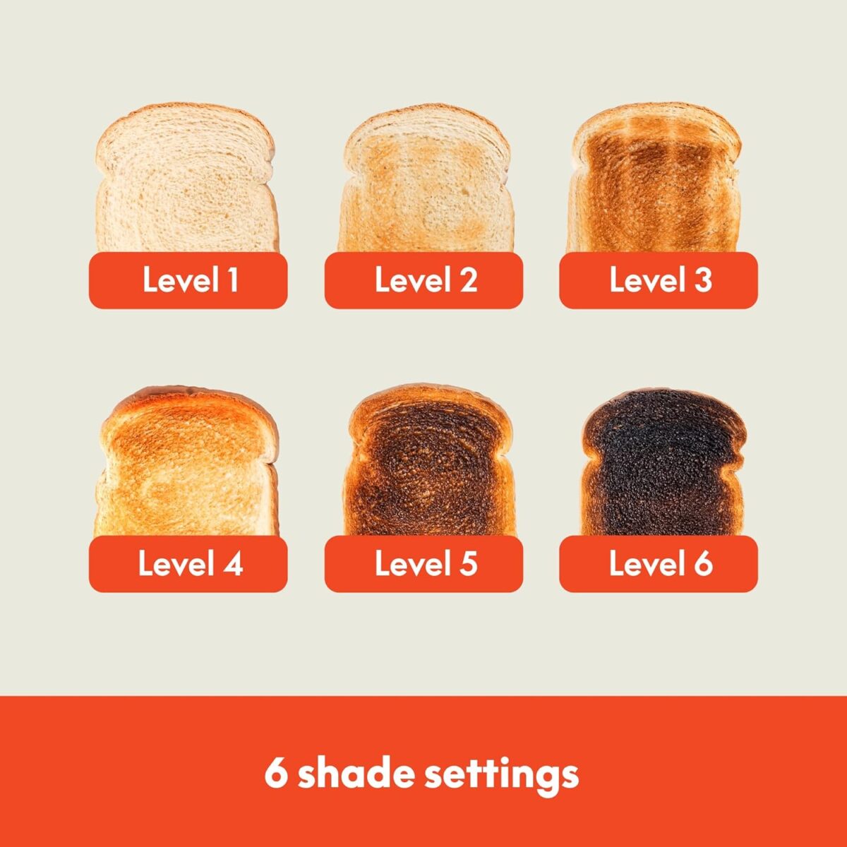 BELLA 2 Slice Toaster with Auto Shut Off - Extra Wide Slots & Removable Crumb Tray and Cancel, Defrost & Reheat Function - Toast Bread, Bagel & Waffle, Aqua - Image 7