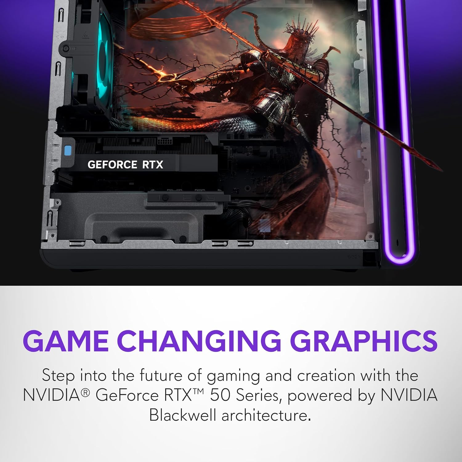 1760559950_Alienware-Aurora-Gaming-Desktop-ACT1250-Intel-Core-Ultra-7-265F-32GB-DDR5-RAM-1TB-SSD-NVIDIA-GeForce-RTX-5070-1000W-Platinum-Rated-PSU-Windows-11-Home-Clear-Panel-Black.jpg Alienware Aurora Gaming Desktop ACT1250 - Intel Core Ultra 7 265F, 32GB DDR5 RAM, 1TB SSD, NVIDIA GeForce RTX 5070, 1000W Platinum Rated PSU, Windows 11 Home, Clear Panel - Black - Image 4