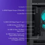 Alienware Aurora Gaming Desktop ACT1250 - Intel Core Ultra 7 265F, 32GB DDR5 RAM, 1TB SSD, NVIDIA GeForce RTX 5070, 1000W Platinum Rated PSU, Windows 11 Home, Clear Panel - Black - Image 14