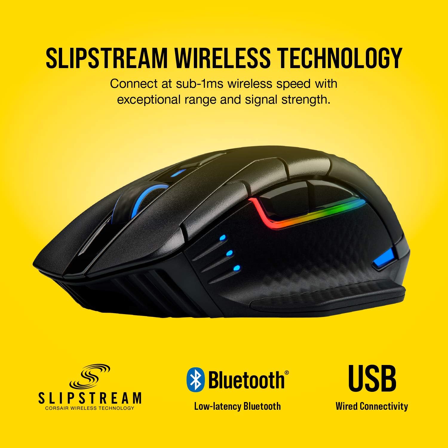 1760560144_Corsair-Dark-Core-RGB-Pro-Wireless-FPSMOBA-Gaming-Optical-Mouse-with-Slipstream-Technology-Black-Backlit-RGB-LED-18000-DPI-OpticalCH-9315411-NA.jpg Corsair Dark Core RGB Pro, Wireless FPS/MOBA Gaming Optical Mouse with Slipstream Technology, Black, Backlit RGB LED, 18000 DPI, Optical,CH-9315411-NA - Image 4
