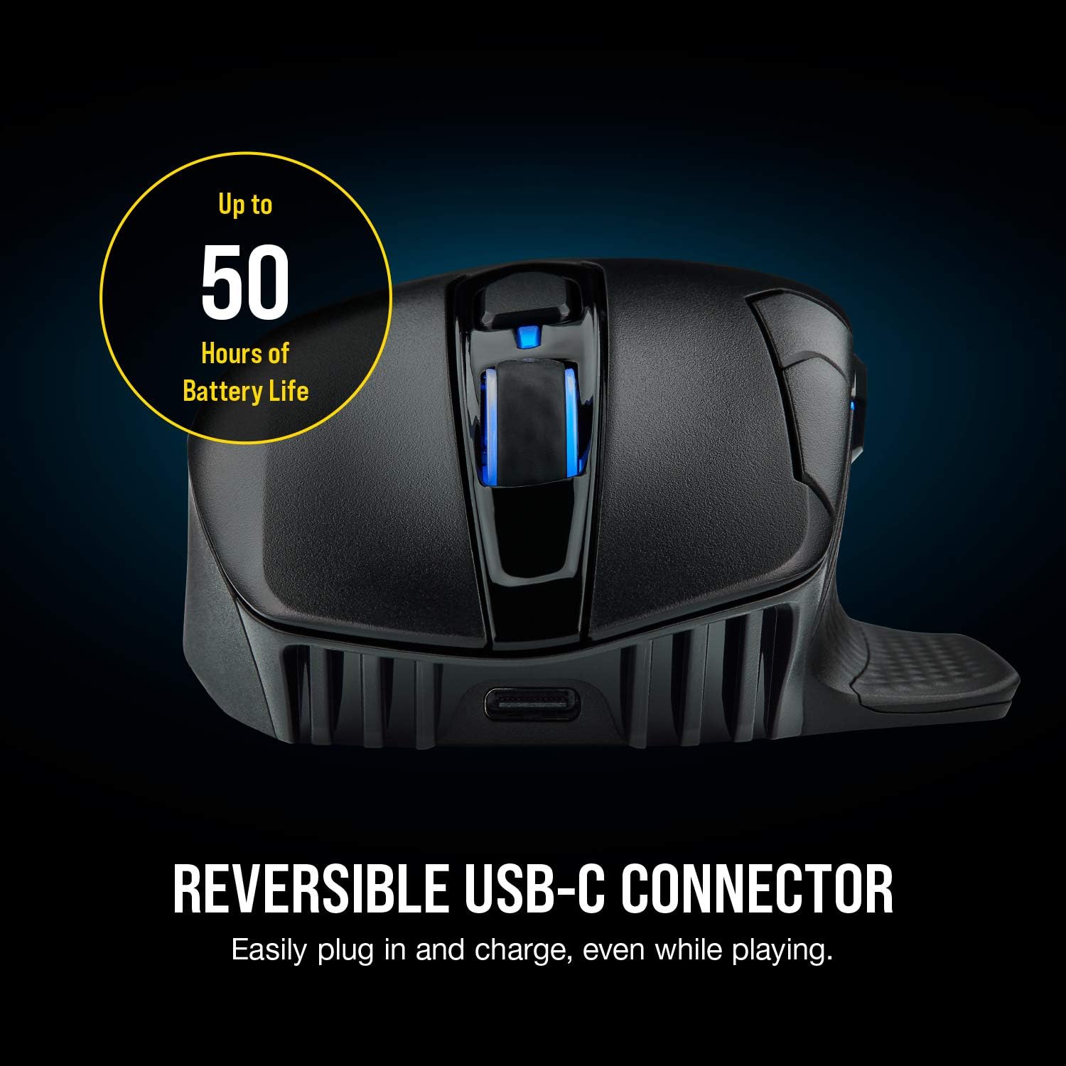 1760560148_Corsair-Dark-Core-RGB-Pro-Wireless-FPSMOBA-Gaming-Optical-Mouse-with-Slipstream-Technology-Black-Backlit-RGB-LED-18000-DPI-OpticalCH-9315411-NA.jpg Corsair Dark Core RGB Pro, Wireless FPS/MOBA Gaming Optical Mouse with Slipstream Technology, Black, Backlit RGB LED, 18000 DPI, Optical,CH-9315411-NA - Image 6