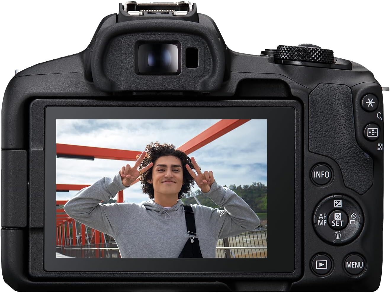 1760560214_Canon-EOS-R50-Mirrorless-Camera-RF-S18-45mm-F4.5-6.3-is-STM-Lens-Kit-24.2-Megapixel-CMOS-APS-C-Sensor-4K-Video-Hybrid-Camera-Photo-and-Video-Vlogging-Content-Creator-RF-Mount-Black.jpg Canon EOS R50 Mirrorless Camera RF-S18-45mm F4.5-6.3 is STM Lens Kit, 24.2 Megapixel CMOS (APS-C) Sensor, 4K Video, Hybrid Camera, Photo and Video, Vlogging, Content Creator, RF Mount, Black - Image 5