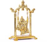 Radha Krishna on Swing jhula Metal Statue Gold Plated Decor Your Home,Office & Radha Krishna Murti,Showpiece Figurines,Religious Idol Gift Article... - Image 7