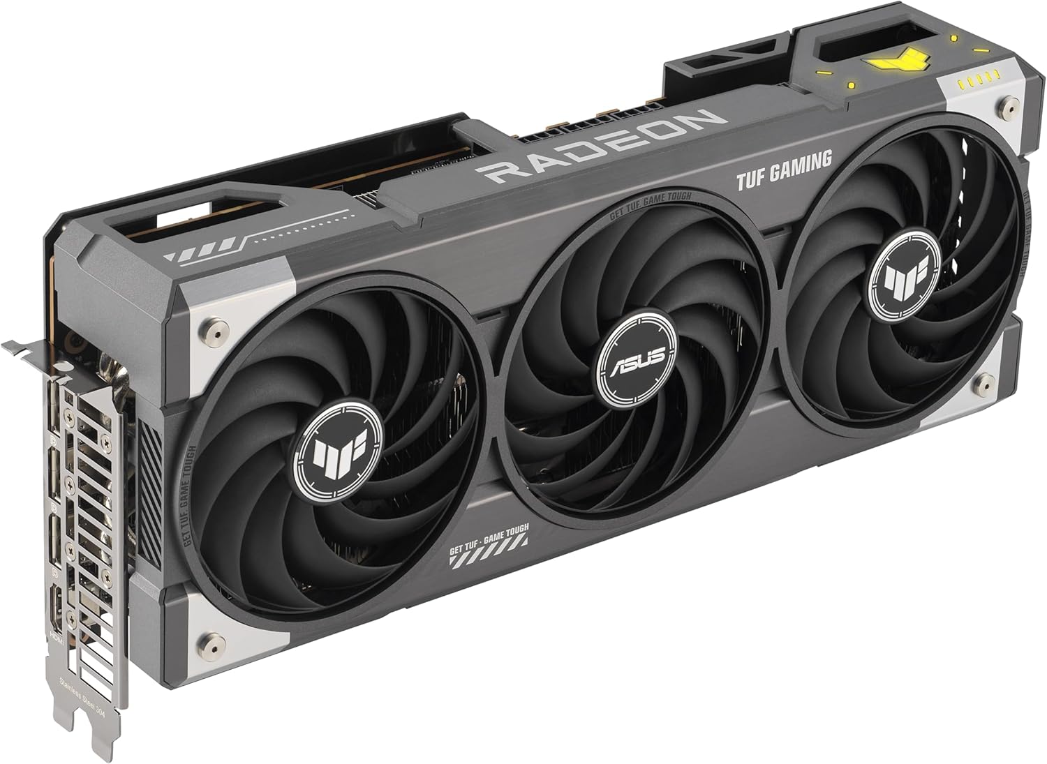 1760561334_ASUS-TUF-Gaming-Radeon-RX-9070-XT-OC-Edition-16GB-GDDR6-Gaming-Graphics-Card-PCIe®-5.0-16GB-GDDR6-HDMIDP-2.1-3.125-slot-Military-Grade-Components-Protective-PCB-Coating-axial-tech-Fans.jpg ASUS TUF Gaming Radeon RX 9070 XT OC Edition 16GB GDDR6 Gaming Graphics Card (PCIe® 5.0, 16GB GDDR6, HDMI/DP 2.1, 3.125-slot, Military-Grade Components, Protective PCB Coating, axial-tech Fans) - Image 9