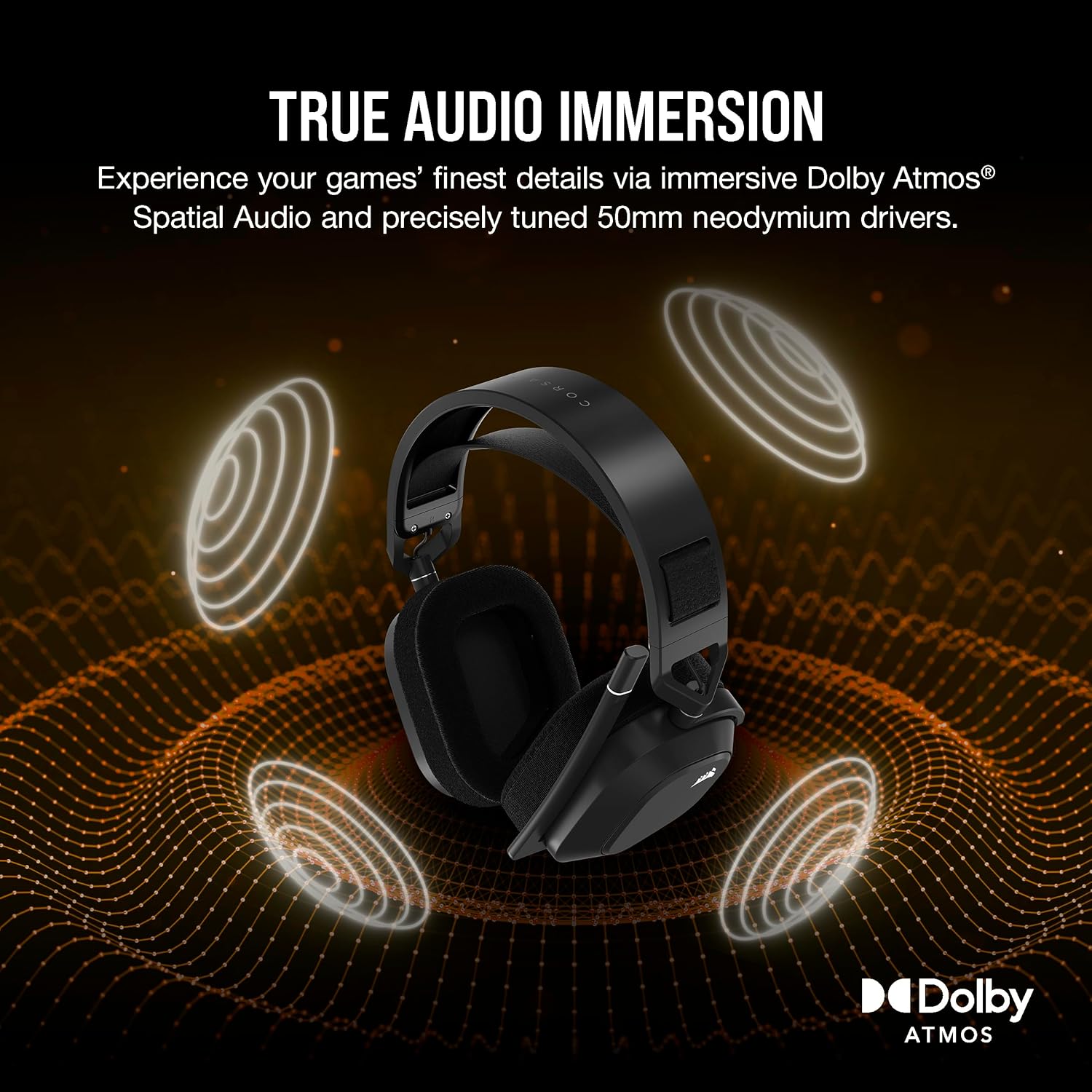 1760561397_Corsair-HS80-MAX-Wireless-Multiplatform-Gaming-Headset-with-Bluetooth-–-Dolby-Atmos-–-Broadcast-Quality-Microphone-–-iCUE-Compatible-–-PC-Mac-PS5-PS4-Mobile-–-Steel-Gray.jpg Corsair HS80 MAX Wireless Multiplatform Gaming Headset with Bluetooth – Dolby Atmos – Broadcast Quality Microphone – iCUE Compatible – PC, Mac, PS5, PS4, Mobile – Steel Gray - Image 6