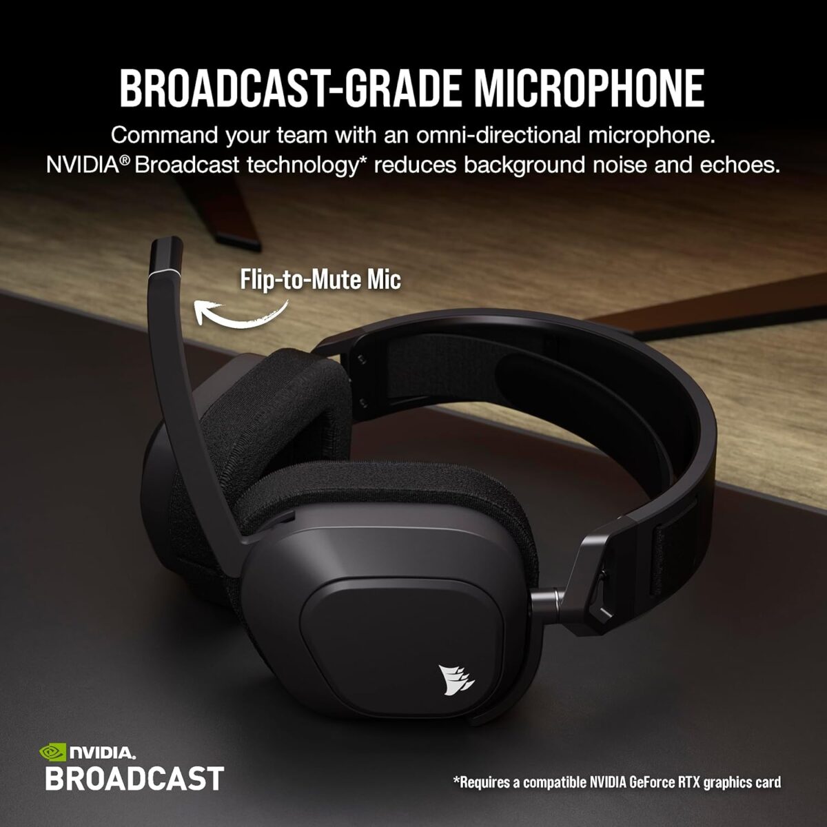 Corsair HS80 MAX Wireless Multiplatform Gaming Headset with Bluetooth – Dolby Atmos – Broadcast Quality Microphone – iCUE Compatible – PC, Mac, PS5, PS4, Mobile – Steel Gray - Image 7