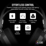 Corsair HS80 MAX Wireless Multiplatform Gaming Headset with Bluetooth – Dolby Atmos – Broadcast Quality Microphone – iCUE Compatible – PC, Mac, PS5, PS4, Mobile – Steel Gray - Image 9