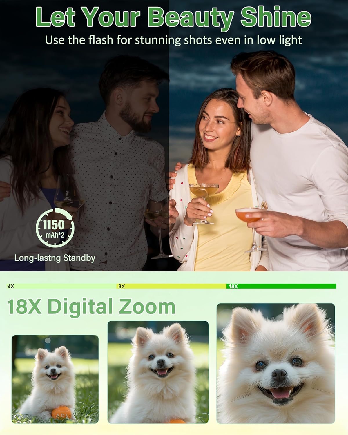 1760562639_5K-Digital-Camera-for-Photography-75MP-WiFi-Vlogging-Camera-for-YouTube-with-3-180°-Flip-Screen-18X-Zoom-UHD-Autofocus-Video-Camara-with-32GB-SD-Card-2-Batteries.jpg 5K Digital Camera for Photography, 75MP WiFi Vlogging Camera for YouTube with 3" 180° Flip Screen, 18X Zoom UHD Autofocus Video Camara with 32GB SD Card, 2 Batteries - Image 5
