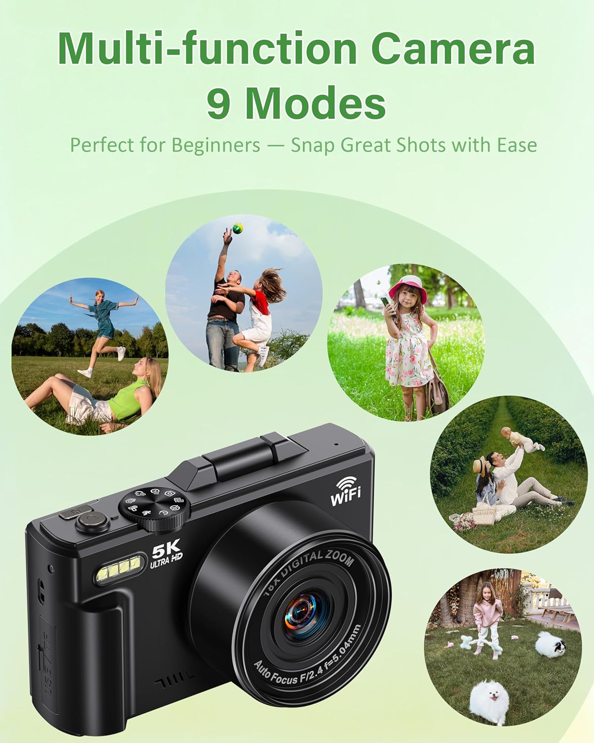 1760562641_5K-Digital-Camera-for-Photography-75MP-WiFi-Vlogging-Camera-for-YouTube-with-3-180°-Flip-Screen-18X-Zoom-UHD-Autofocus-Video-Camara-with-32GB-SD-Card-2-Batteries.jpg 5K Digital Camera for Photography, 75MP WiFi Vlogging Camera for YouTube with 3" 180° Flip Screen, 18X Zoom UHD Autofocus Video Camara with 32GB SD Card, 2 Batteries - Image 7