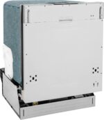 ZLINE 24 in. Top Control Dishwasher in Custom Panel Ready with Stainless Steel Tub - Image 4