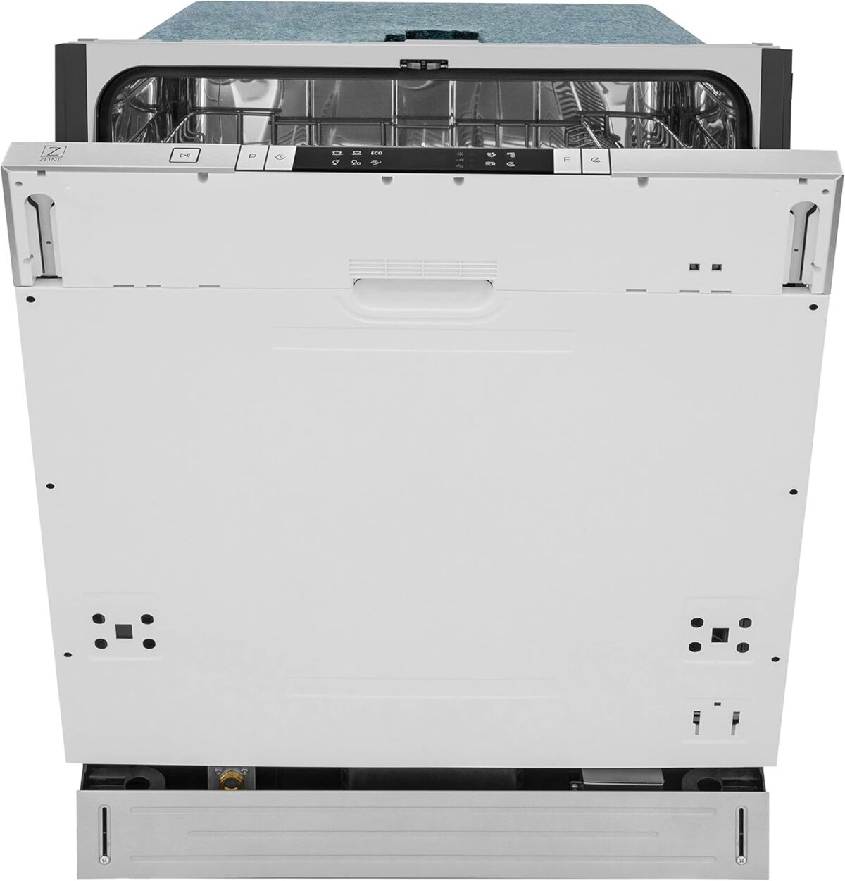 ZLINE 24 in. Top Control Dishwasher in Custom Panel Ready with Stainless Steel Tub - Image 5