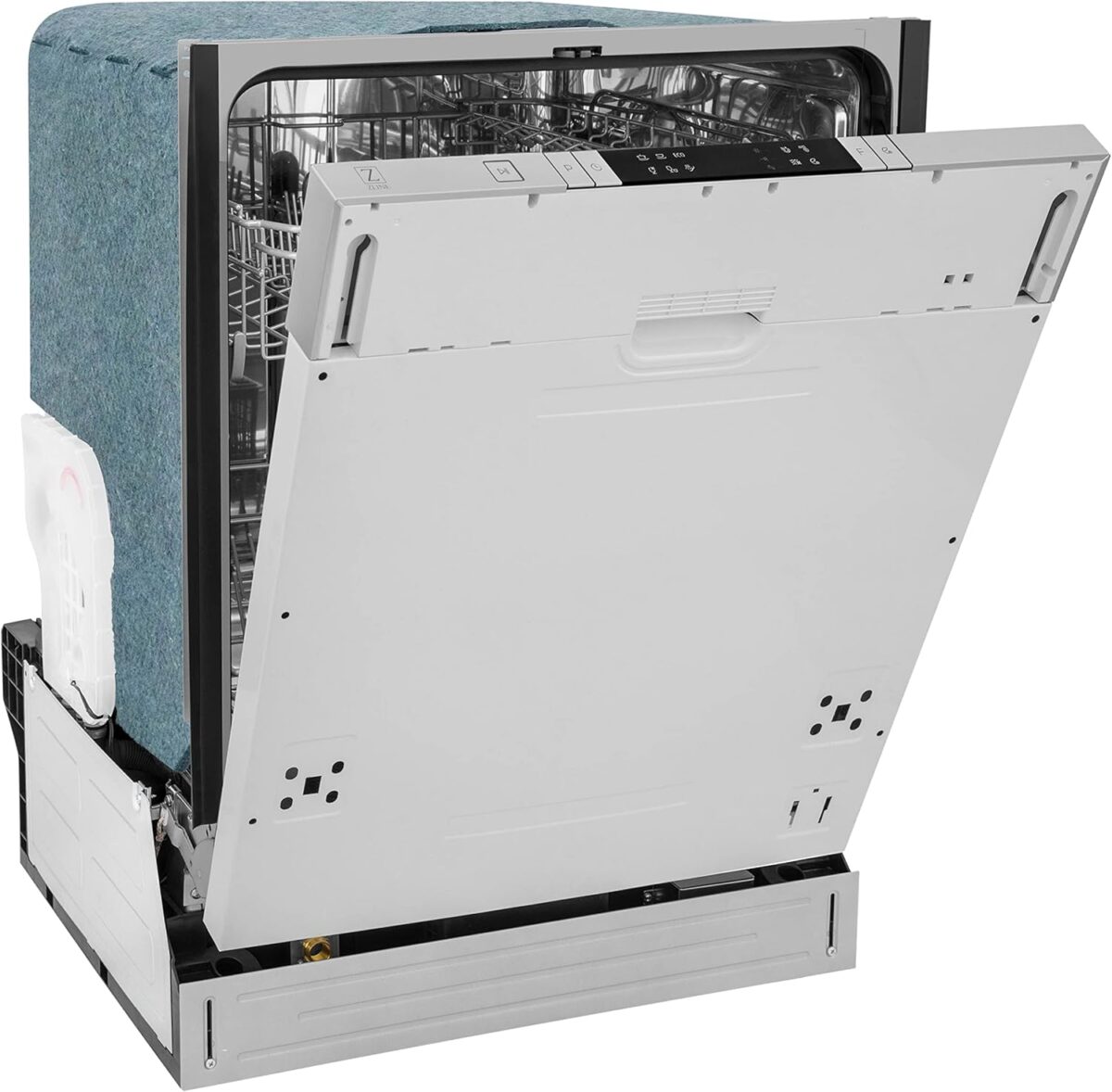ZLINE 24 in. Top Control Dishwasher in Custom Panel Ready with Stainless Steel Tub - Image 6