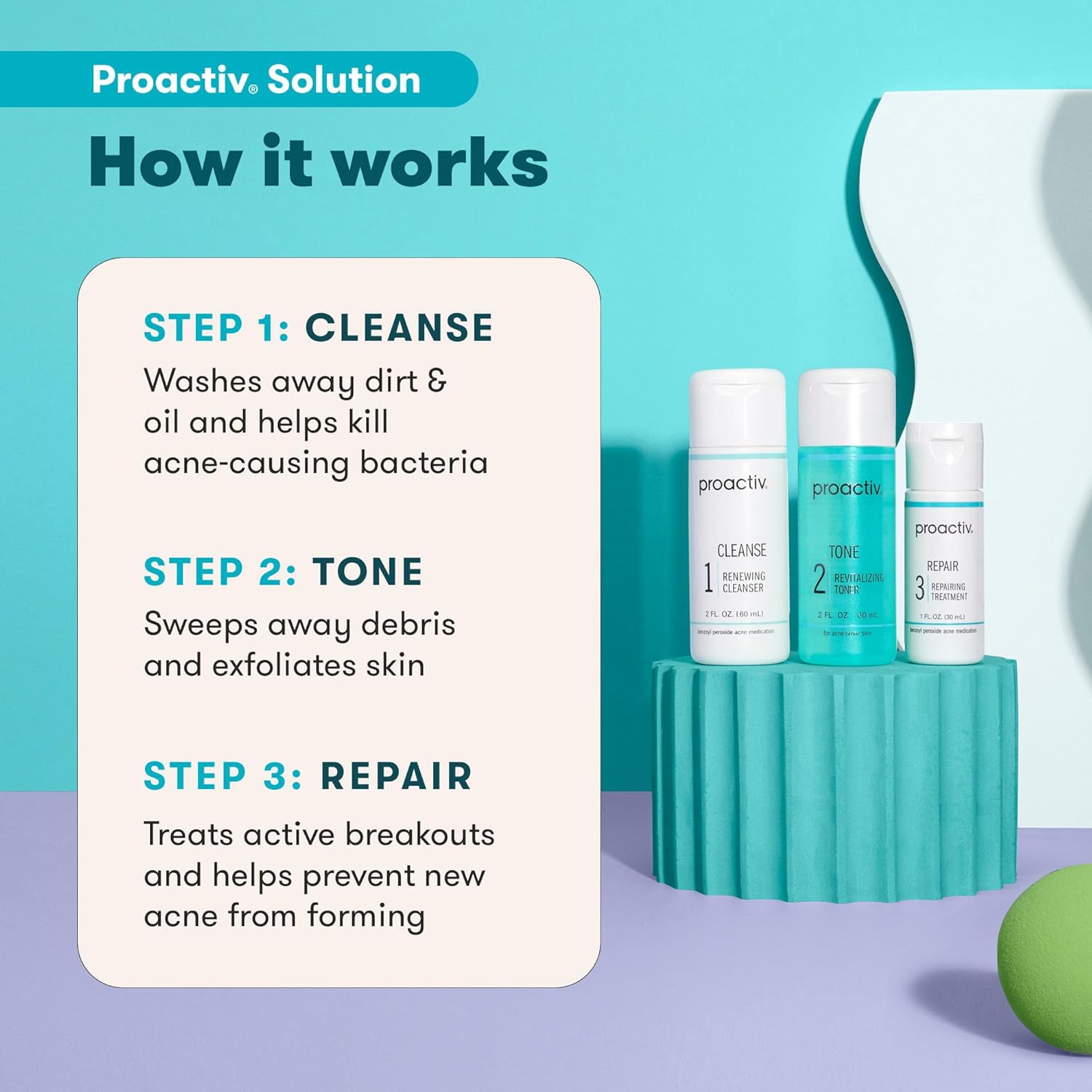 1760565307_Proactiv-3-Step-Acne-Treatment-Benzoyl-Peroxide-Face-Wash-Repairing-Acne-Spot-Treatment-for-Face-and-Body-Exfoliating-Toner-30-Day-Complete-Acne-Skin-Care-Kit.jpg Proactiv 3 Step Acne Treatment - Benzoyl Peroxide Face Wash, Repairing Acne Spot Treatment for Face and Body, Exfoliating Toner - 30 Day Complete Acne Skin Care Kit - Image 4