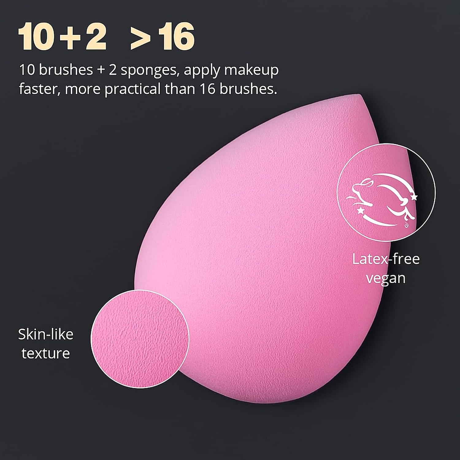 1760565430_BEAKEY-Makeup-Brushes-Set-Professional-Foundation-Eyeshadow-Concealer-Blush-Powder-Bronzer-Applicator-2-Blender-Sponge-with-Beauty-Paper-Case.jpg BEAKEY Makeup Brushes Set, Professional Foundation Eyeshadow Concealer Blush Powder Bronzer Applicator, 2 Blender Sponge with Beauty Paper Case - Image 6