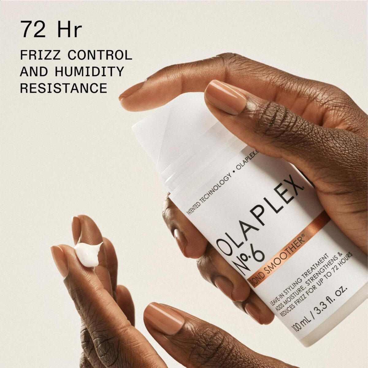 Olaplex No. 6 Bond Smoother, Leave-In Styling Hair Cream Treatment, Smooths, Conditions, & Strengthens, Frizz Control for Up to 72 Hours, For All Hair Types, 3.3 fl oz - Image 6