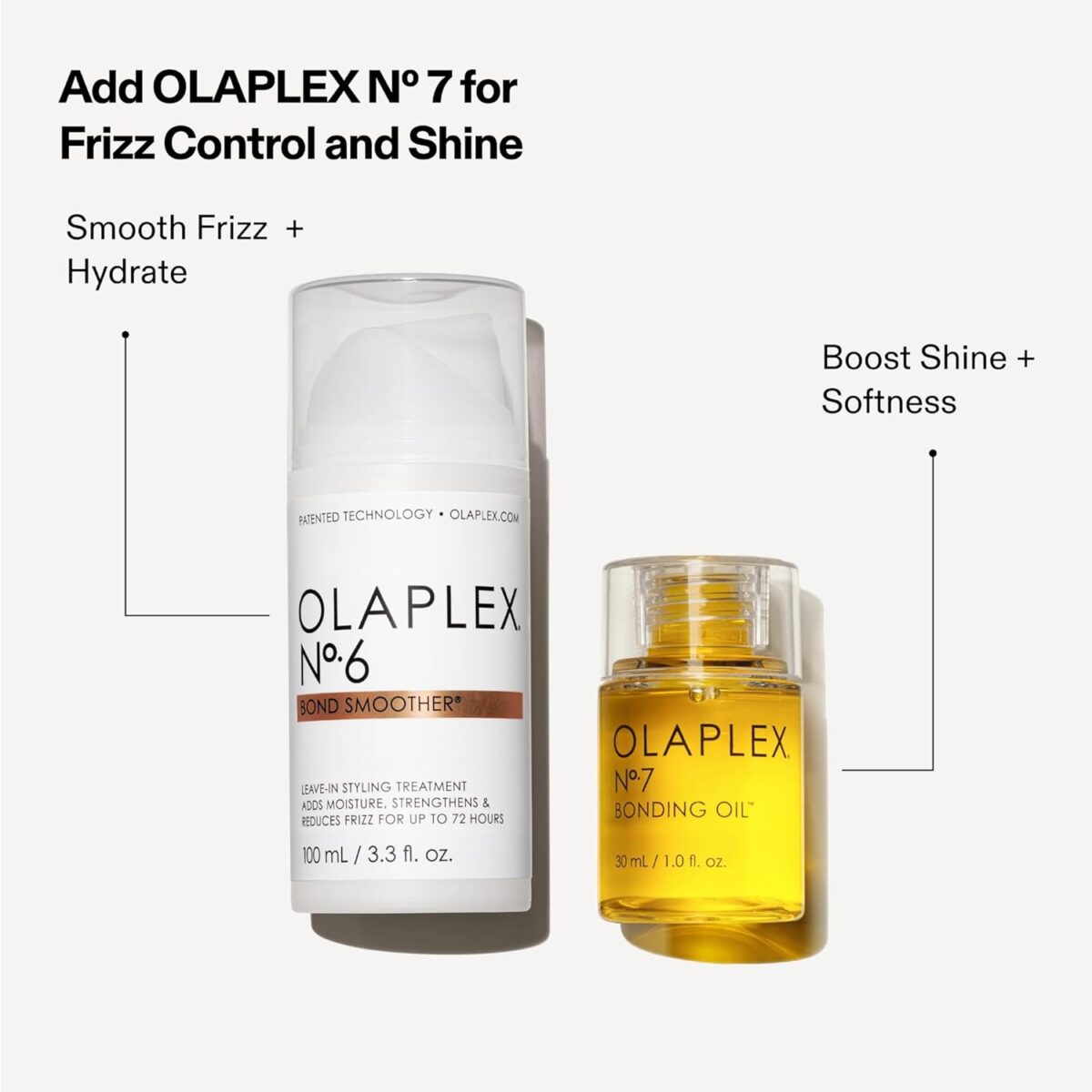 Olaplex No. 6 Bond Smoother, Leave-In Styling Hair Cream Treatment, Smooths, Conditions, & Strengthens, Frizz Control for Up to 72 Hours, For All Hair Types, 3.3 fl oz - Image 9