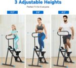 HXD-ERGO Stair Stepper for Home Gym,Folding Vertical Climber Cardio Exercise Machine,Stair Climber for Full Body Workout with Adjustable Handlebar for Women & Men - Image 5