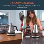 COSORI Gooseneck Electric Kettle with 5 Variable Presets, Pour Over & Coffee maker, 100% Stainless Steel Inner Lid & Bottom, 1200 Watt Quick Heating, 0.8L, Silver - Image 11