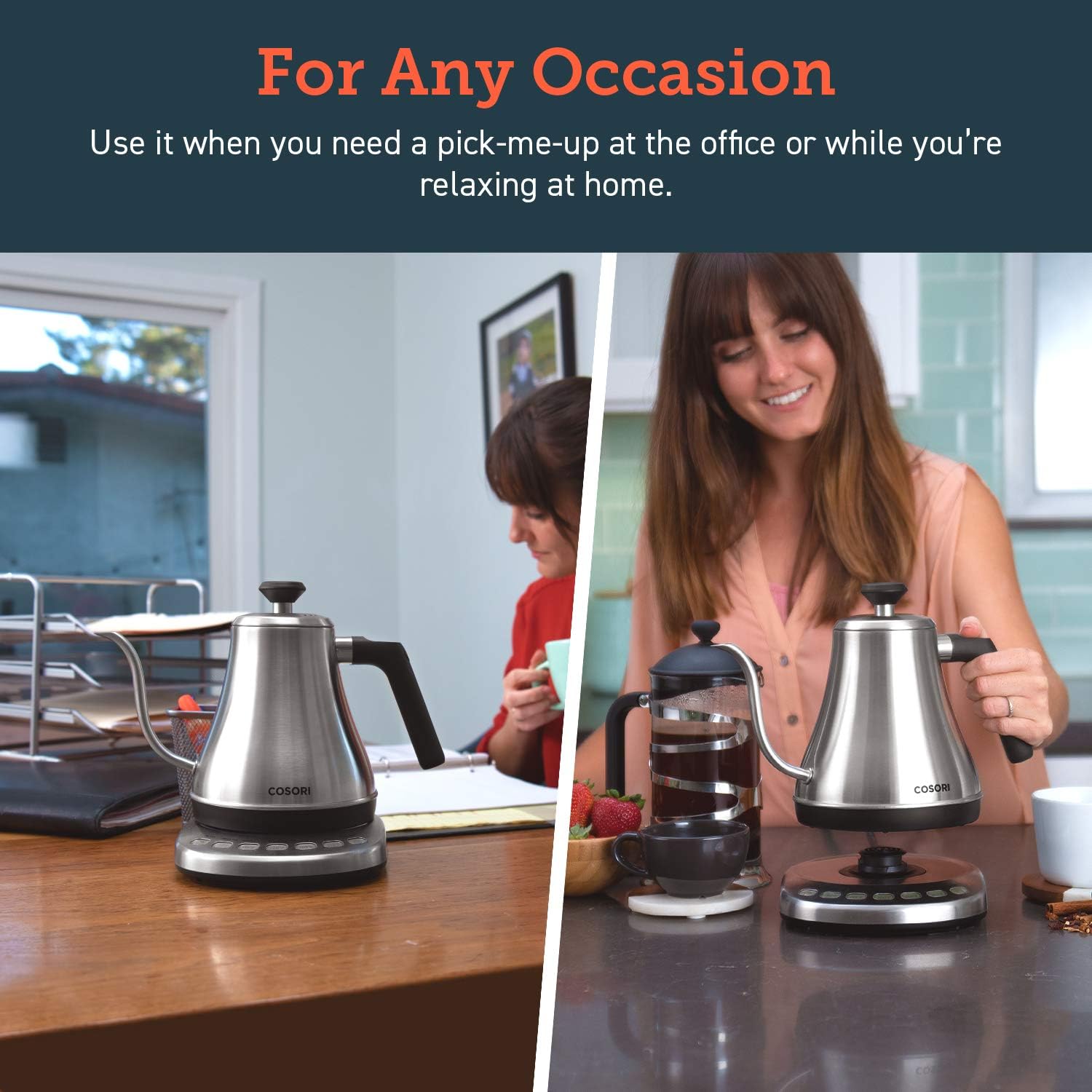 1760648734_COSORI-Gooseneck-Electric-Kettle-with-5-Variable-Presets-Pour-Over-Coffee-maker-100-Stainless-Steel-Inner-Lid-Bottom-1200-Watt-Quick-Heating-0.8L-Silver.jpg COSORI Gooseneck Electric Kettle with 5 Variable Presets, Pour Over & Coffee maker, 100% Stainless Steel Inner Lid & Bottom, 1200 Watt Quick Heating, 0.8L, Silver - Image 11