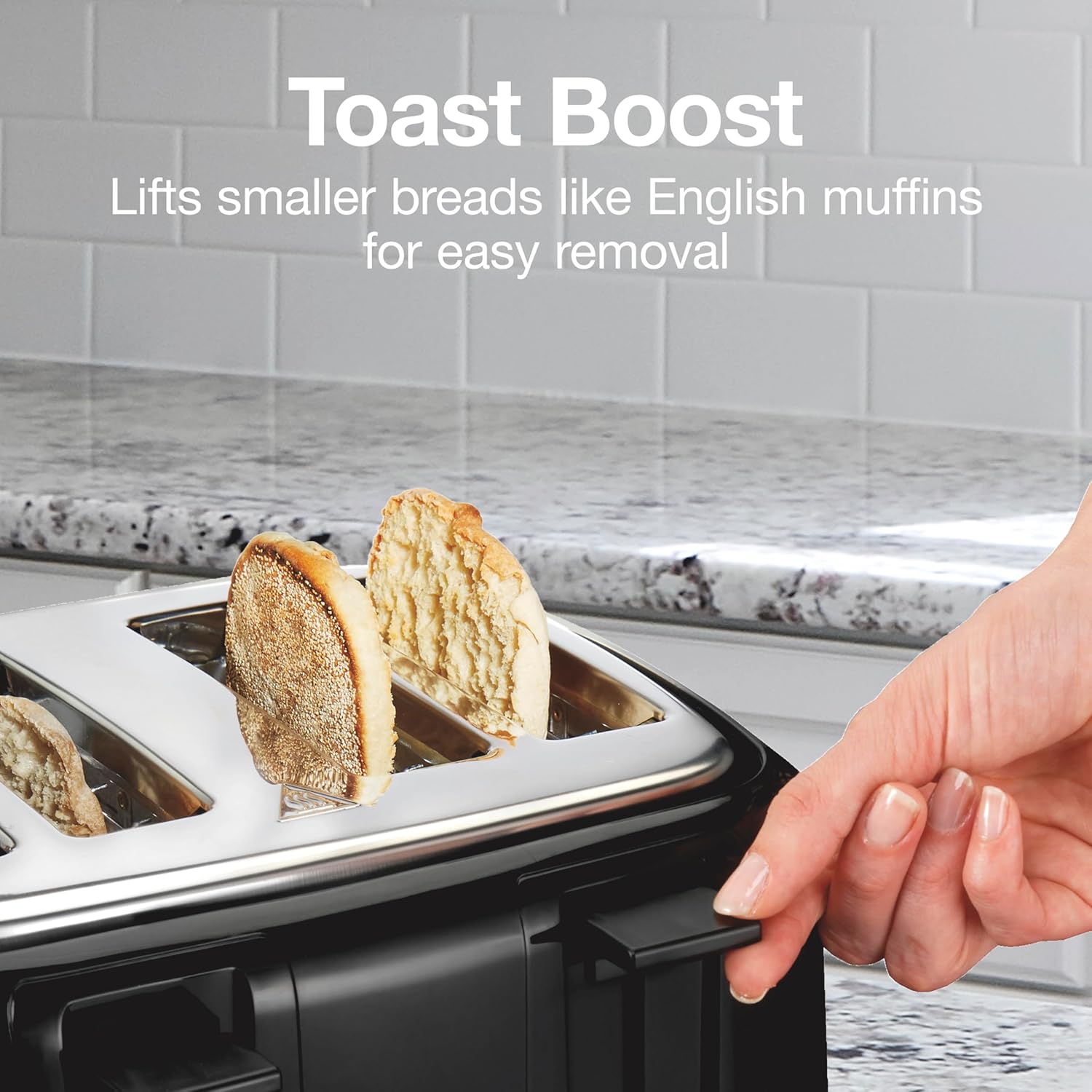 1760649189_Proctor-Silex-4-Slice-Toaster-with-Extra-Wide-Slots-for-Bagels-Cool-Touch-Walls-Shade-Selector-With-7-Browning-Levels-Toast-Boost-Auto-Shut-off-and-Cancel-Button-Black-24215PS.jpg Proctor Silex 4 Slice Toaster with Extra Wide Slots for Bagels, Cool-Touch Walls, Shade Selector With 7 Browning Levels, Toast Boost, Auto Shut-off and Cancel Button, Black (24215PS) - Image 6