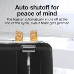 Proctor Silex 4 Slice Toaster with Extra Wide Slots for Bagels, Cool-Touch Walls, Shade Selector With 7 Browning Levels, Toast Boost, Auto Shut-off and Cancel Button, Black (24215PS) - Image 7