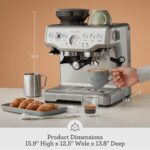 Breville Barista Express Espresso Machine BES870XL, Brushed Stainless Steel - Image 4