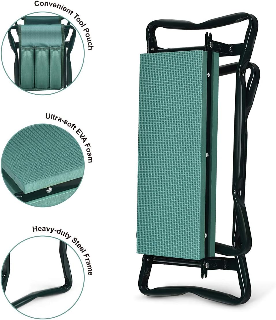 1760650153_2-in-1-Garden-Kneeler-Seat-Folding-Seat-wEVA-Foam-Kneeling-Pad-Removable-Tools-Pouch-Sturdy-Steel-Frame-No-Assembly-Portable-Heavy-Duty-Garden-Stool-for-Women-Men.jpg 2-in-1 Garden Kneeler & Seat, Folding Seat w/EVA Foam Kneeling Pad & Removable Tools Pouch, Sturdy Steel Frame, No Assembly, Portable Heavy Duty Garden Stool for Women & Men - Image 7