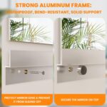 ROOMTEC Home Gym Mirror 48"x32" Frameless Wall Mounted Fitness Mirror, Large Tempered Glass Full Length for Yoga, Dance Studio, Workout Room - Image 5