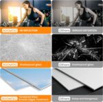 ROOMTEC Home Gym Mirror 48"x32" Frameless Wall Mounted Fitness Mirror, Large Tempered Glass Full Length for Yoga, Dance Studio, Workout Room - Image 7