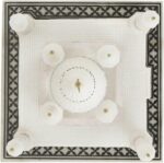 Carry Me Indian White Marble Handmade Agra Taj Mahal Replica Model with Colourful Painting (6 INCH) - Image 5