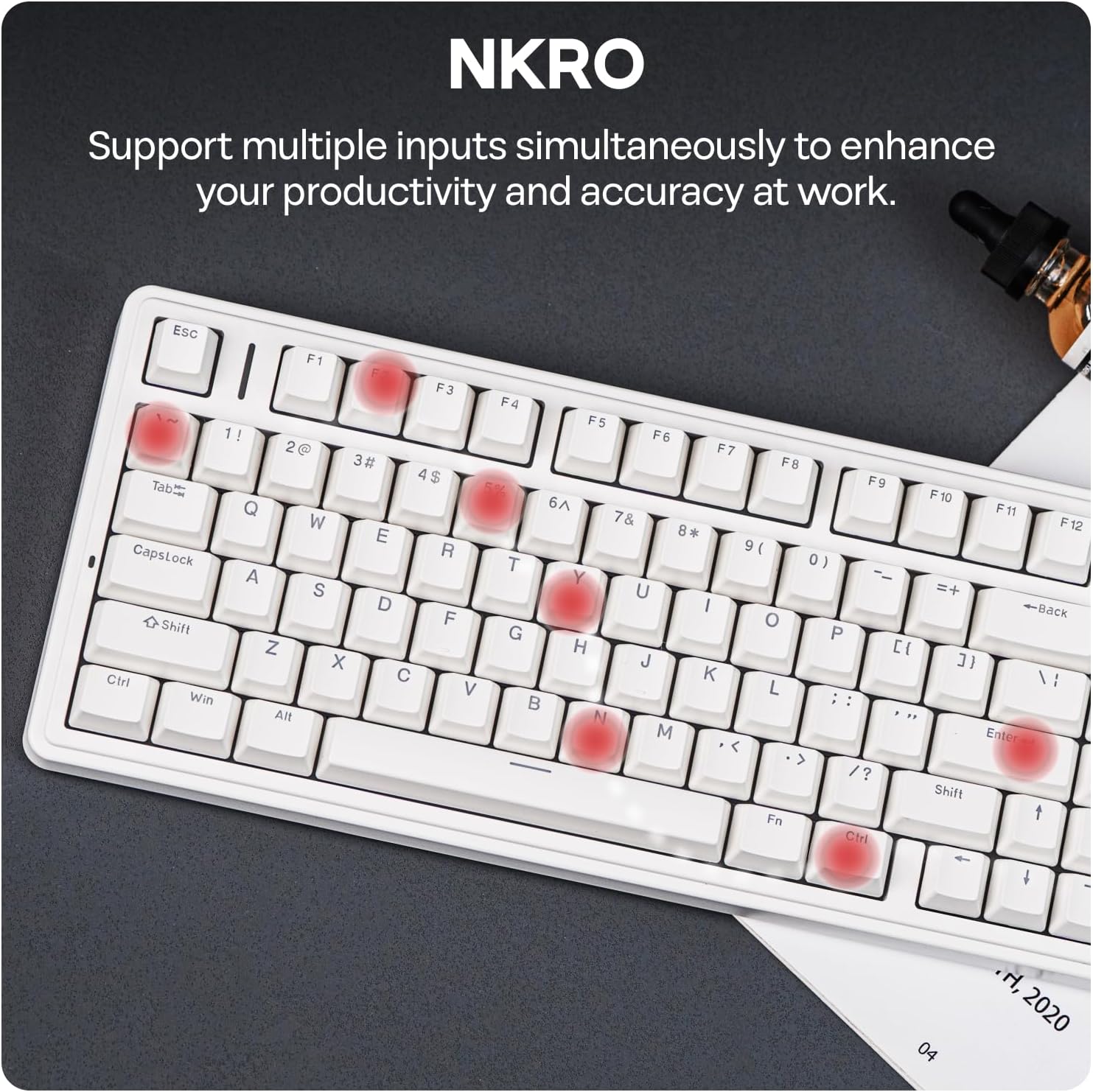 1760651637_EPOMAKER-Aula-F75-Wired-75-Gaming-Keyboard-with-Knob-Shine-Through-ABS-Keycap-Gasket-Structure-Programmable-Hot-Swappable-Creamy-Mechanical-Keyboard-for-GamesOffice-White.jpg EPOMAKER Aula F75-Wired 75% Gaming Keyboard with Knob, Shine Through ABS Keycap, Gasket Structure, Programmable, Hot Swappable Creamy Mechanical Keyboard for Games/Office (White) - Image 6