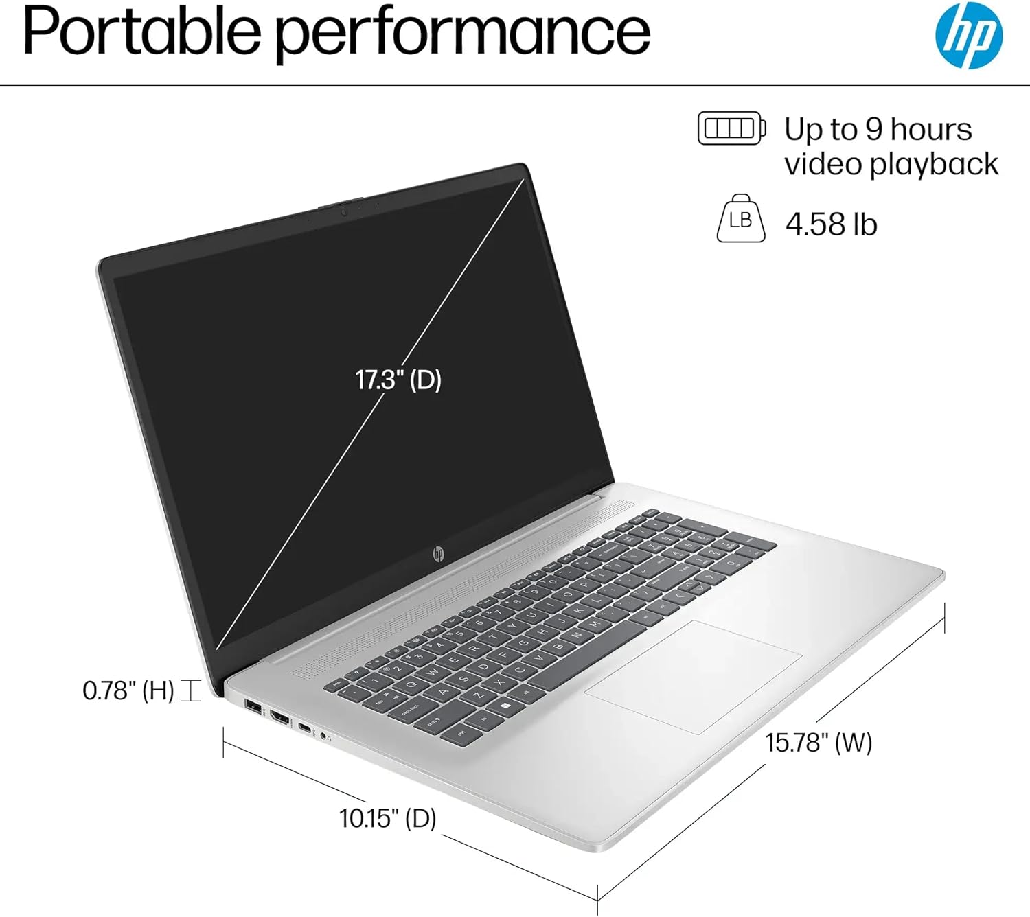 1760652493_HP-17.3-FHD-Business-Student-Laptop-Computer-64GB-RAM-2.5TB-Storage-2TB-SSD512GB-Docking-Station-Set-6-Cores-AMD-Ryzen-5-Windows-11-Pro-PLUSERA-Earphones-Silver.jpg HP 17.3" FHD Business & Student Laptop Computer, 64GB RAM 2.5TB Storage (2TB SSD+512GB Docking Station Set), 6-Cores AMD Ryzen 5, Windows 11 Pro, PLUSERA Earphones, Silver - Image 9