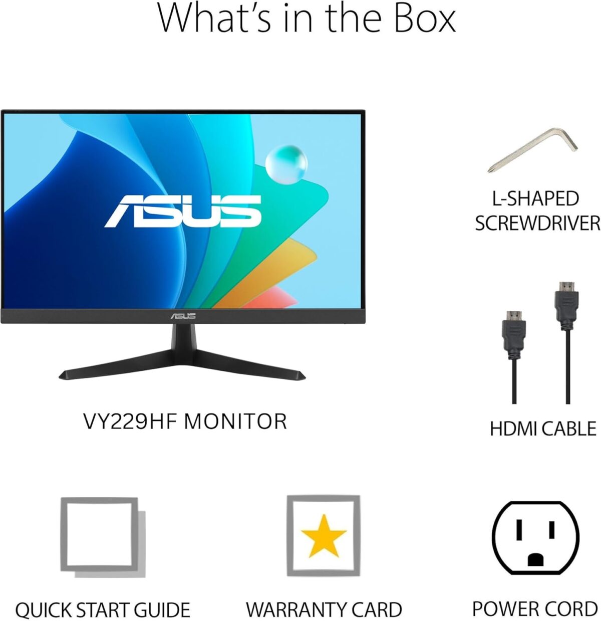 ASUS 22” (21.45" viewable) Eye Care Monitor (VY229HF) - Full HD, IPS, 100Hz, 1ms, SmoothMotion, Adaptive Sync, Eye Care Plus Technology, Blue Light Filter, Flicker Free, Tilt 3 yr Warranty - Image 8
