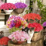 AGIRL 24 Bundles Artificial Flowers for Outdoor,No Fade Fake Plastic Flowers Faux Plants for Decoration Hanging Planters Indoor Outside Garden Porch Window Box Home Wedding Farmhouse - Image 8