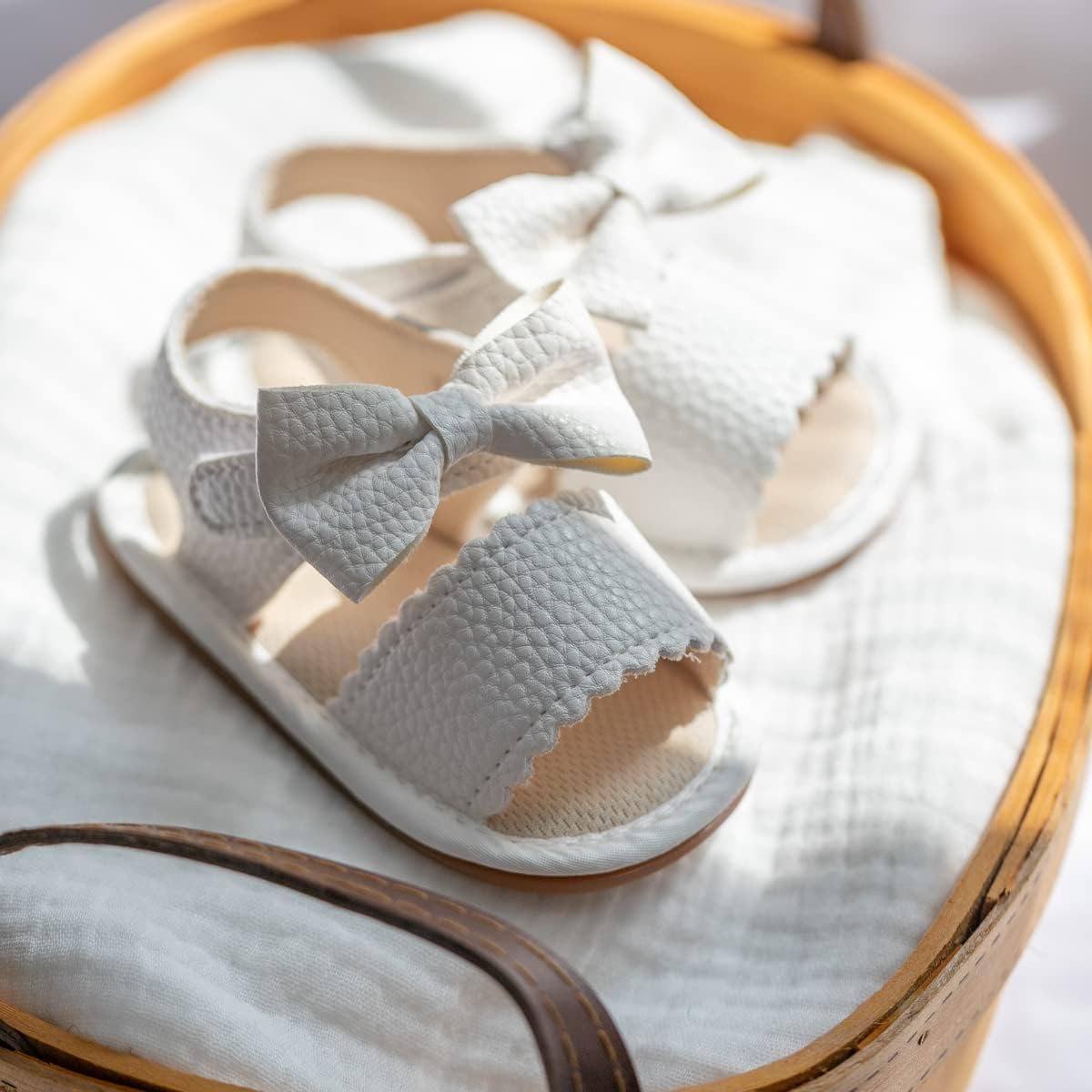 1760730223_Babelvit-Infant-Baby-Girl-Boy-Sandals-Comfort-Premium-Summer-Outdoor-Casual-Beach-Shoes-with-Flower-Bowknot-Anti-Slip-Rubber-Sole-Newborn-Toddler-Prewalker-First-Walking-Shoes.jpg Babelvit Infant Baby Girl Boy Sandals Comfort Premium Summer Outdoor Casual Beach Shoes with Flower Bowknot Anti Slip Rubber Sole Newborn Toddler Prewalker First Walking Shoes - Image 5