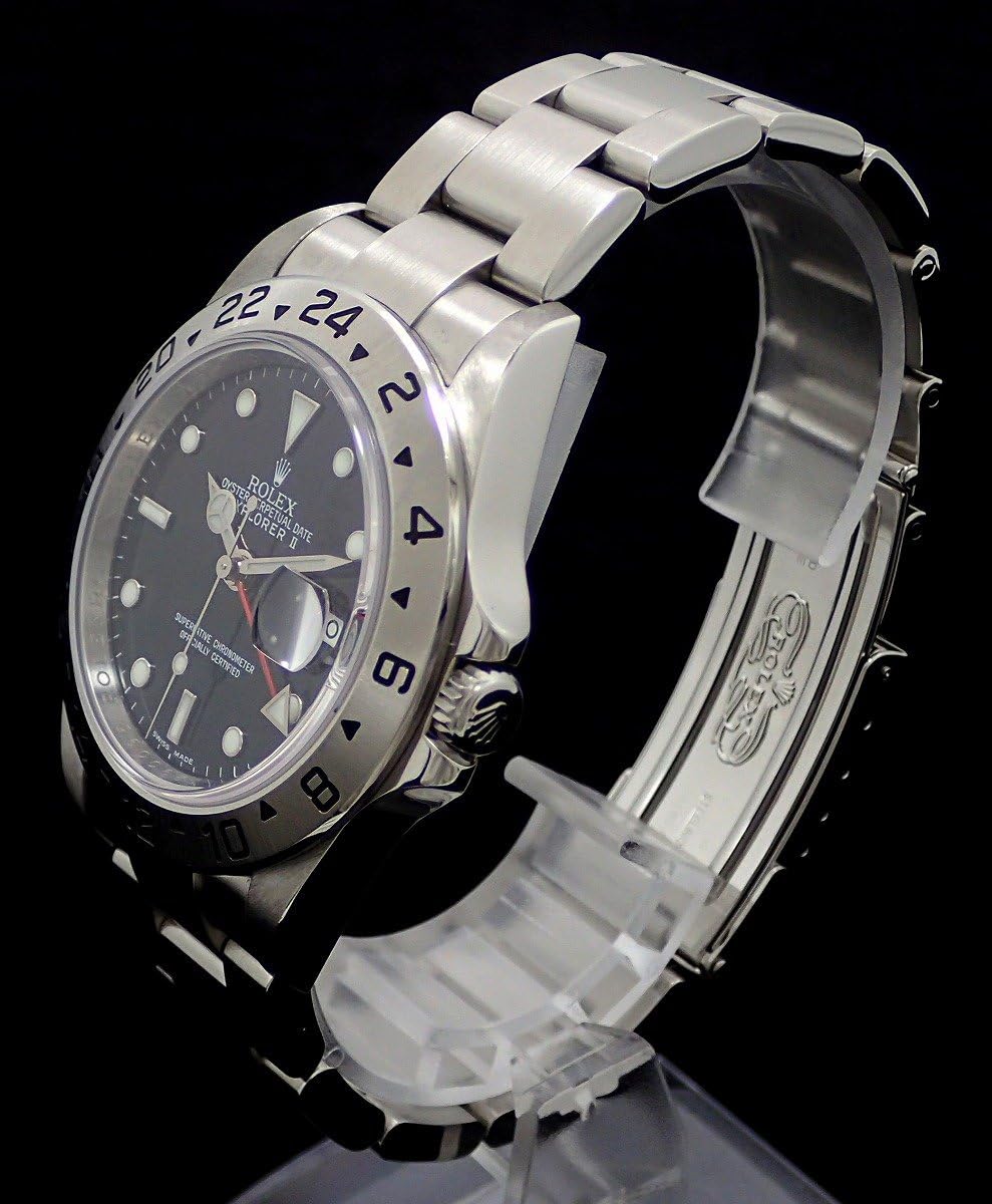 1760733642_Rolex-Oyster-Perpetual-Explorer-II-Steel-Mens-Watch-16570.jpg Rolex Oyster Perpetual Explorer II Steel Mens Watch 16570 - Image 3