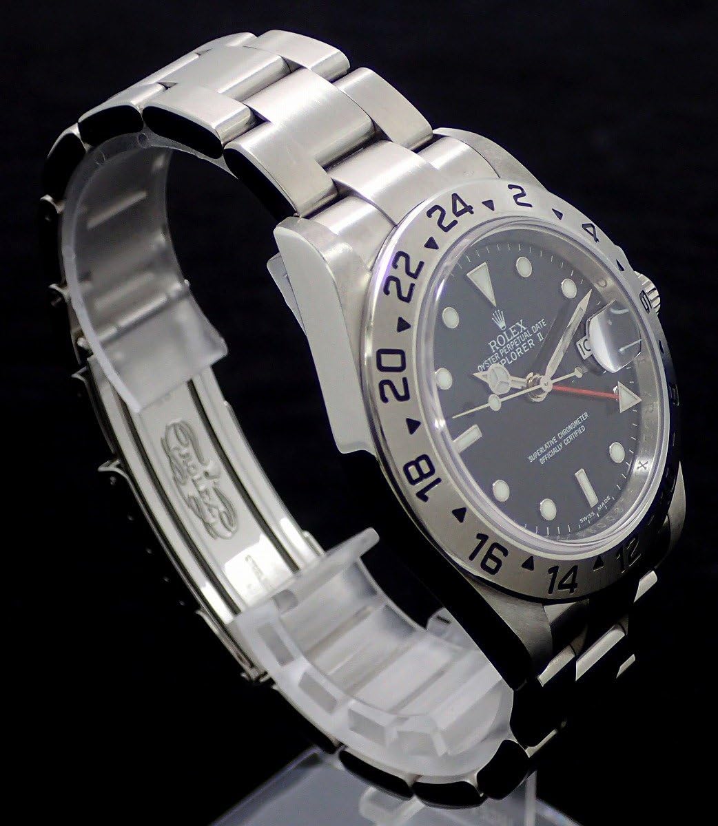 1760733643_Rolex-Oyster-Perpetual-Explorer-II-Steel-Mens-Watch-16570.jpg Rolex Oyster Perpetual Explorer II Steel Mens Watch 16570 - Image 4