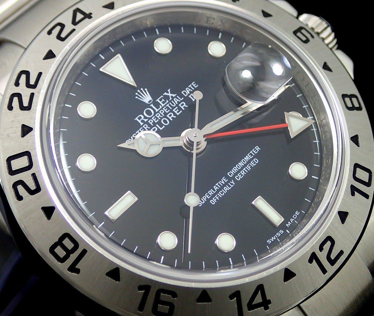 1760733646_Rolex-Oyster-Perpetual-Explorer-II-Steel-Mens-Watch-16570.jpg Rolex Oyster Perpetual Explorer II Steel Mens Watch 16570 - Image 7