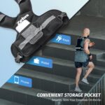 ZELUS Weighted Vest for Men and Women | 4-10lb/11-20lb/20-32lb Vest with 6 Ironsand Weights for Home Workouts | Adjustable Body Weight Vest Exercise Set for Cardio and Strength Training - Image 4