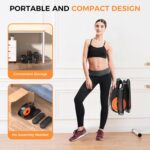 Under Desk Elliptical Machine, 2-in-1 Electric Ellipse Leg Exerciser for Seniors, Quiet & Compact Pedal Exerciser with Remote, 12 Speed Elliptical Exercise Machine for Home Office - Image 8
