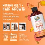 MaryRuth Organics Liquid Multivitamin+Hair Growth | Biotin 10000mcg | Lustriva Hair Growth Supplement | Clinically Tested in Women for Thicker Hair&Facial Wrinkle | Skin Care | Ages 18+ | 15.22 Fl Oz - Image 9