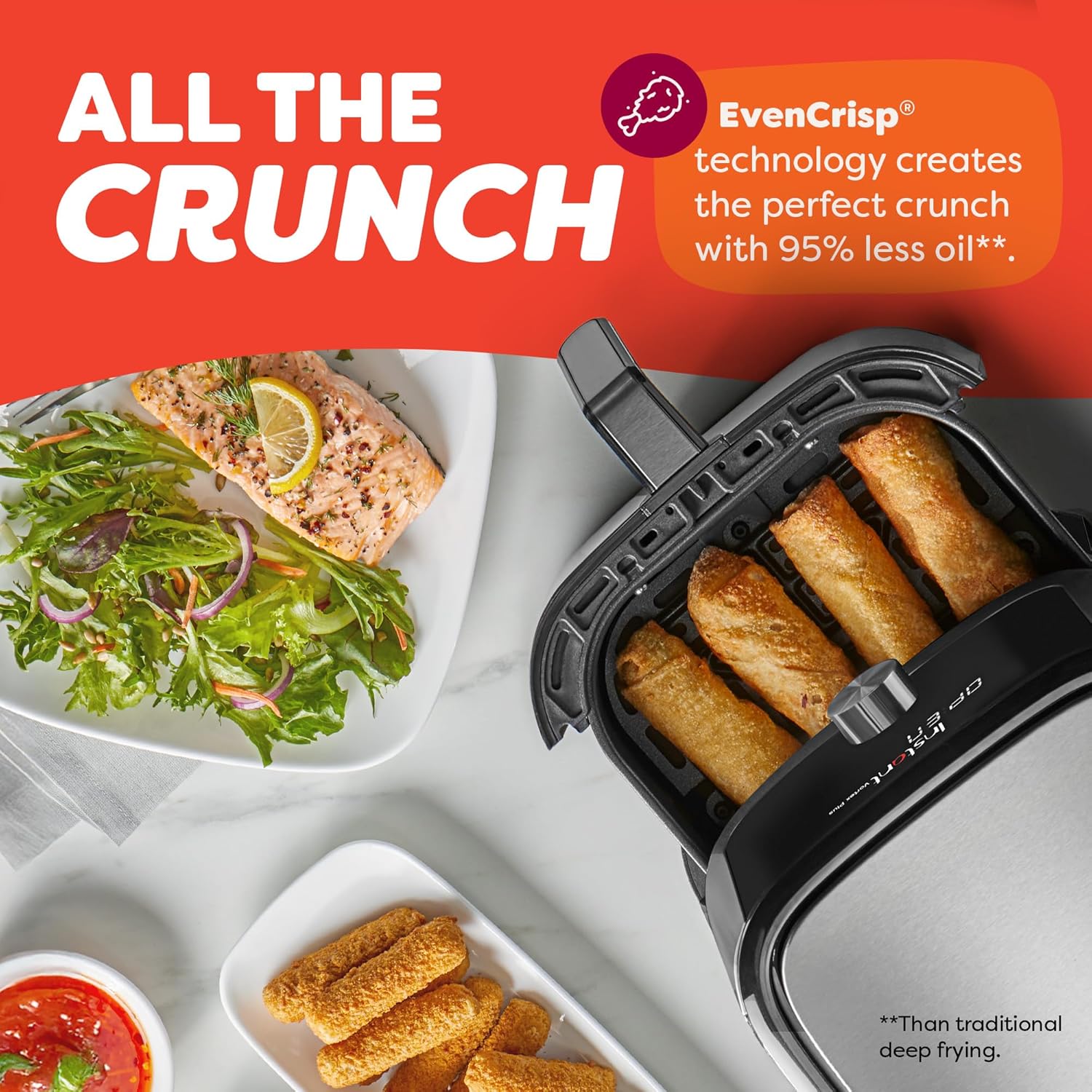 1760735674_Instant-Pot-4QT-Vortex-Plus-6-in-1-Mini-Air-Fryer-Custom-Program-Options-Crisps-Broils-Roasts-Dehydrates-Bakes-Reheats-100-In-App-Recipes-Stainless-Steel4-Quarts.jpg Instant Pot 4QT Vortex Plus 6-in-1 Mini Air Fryer, Custom Program Options, Crisps, Broils, Roasts, Dehydrates, Bakes, Reheats, 100+ In-App Recipes, Stainless Steel,4 Quarts - Image 6