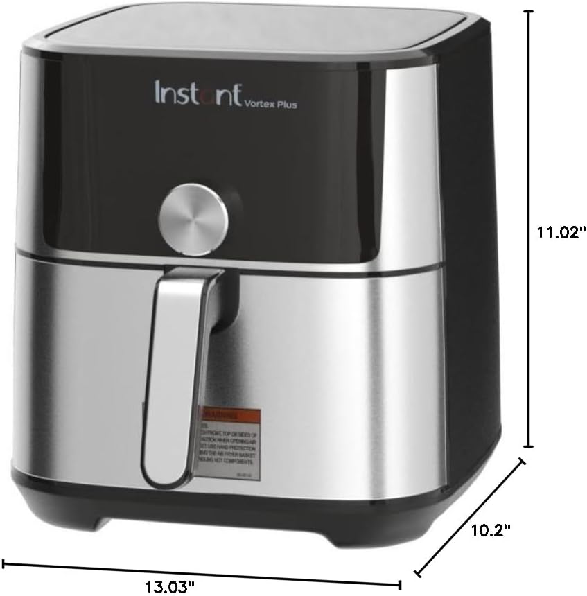 1760735682_Instant-Pot-4QT-Vortex-Plus-6-in-1-Mini-Air-Fryer-Custom-Program-Options-Crisps-Broils-Roasts-Dehydrates-Bakes-Reheats-100-In-App-Recipes-Stainless-Steel4-Quarts.jpg Instant Pot 4QT Vortex Plus 6-in-1 Mini Air Fryer, Custom Program Options, Crisps, Broils, Roasts, Dehydrates, Bakes, Reheats, 100+ In-App Recipes, Stainless Steel,4 Quarts - Image 10