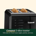 Cuisinart CPT-122BK 2-Slice Compact Plastic Toaster, Black - Image 5