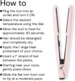 L'ANGE HAIR Le Ceramique 1-Pass Flat Iron Hair Straightener | Fast Heating Ceramic Flat Iron | Best Hot Tools Professional Hair Straightener to Lock in Moisture & Shine | (Blush) - Image 5
