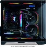 ViprTech Reaper 2.5 Liquid-Cooled PC - AMD Ryzen 7 8700F (5.0Ghz Turbo), AMD RX 9060 XT 16GB, 32GB DDR5 6400, 2TB NVMe SSD, Gold-Rated PSU, VR-Ready, WiFi BT, Win 11, Gaming Desktop Computer, Black - Image 4