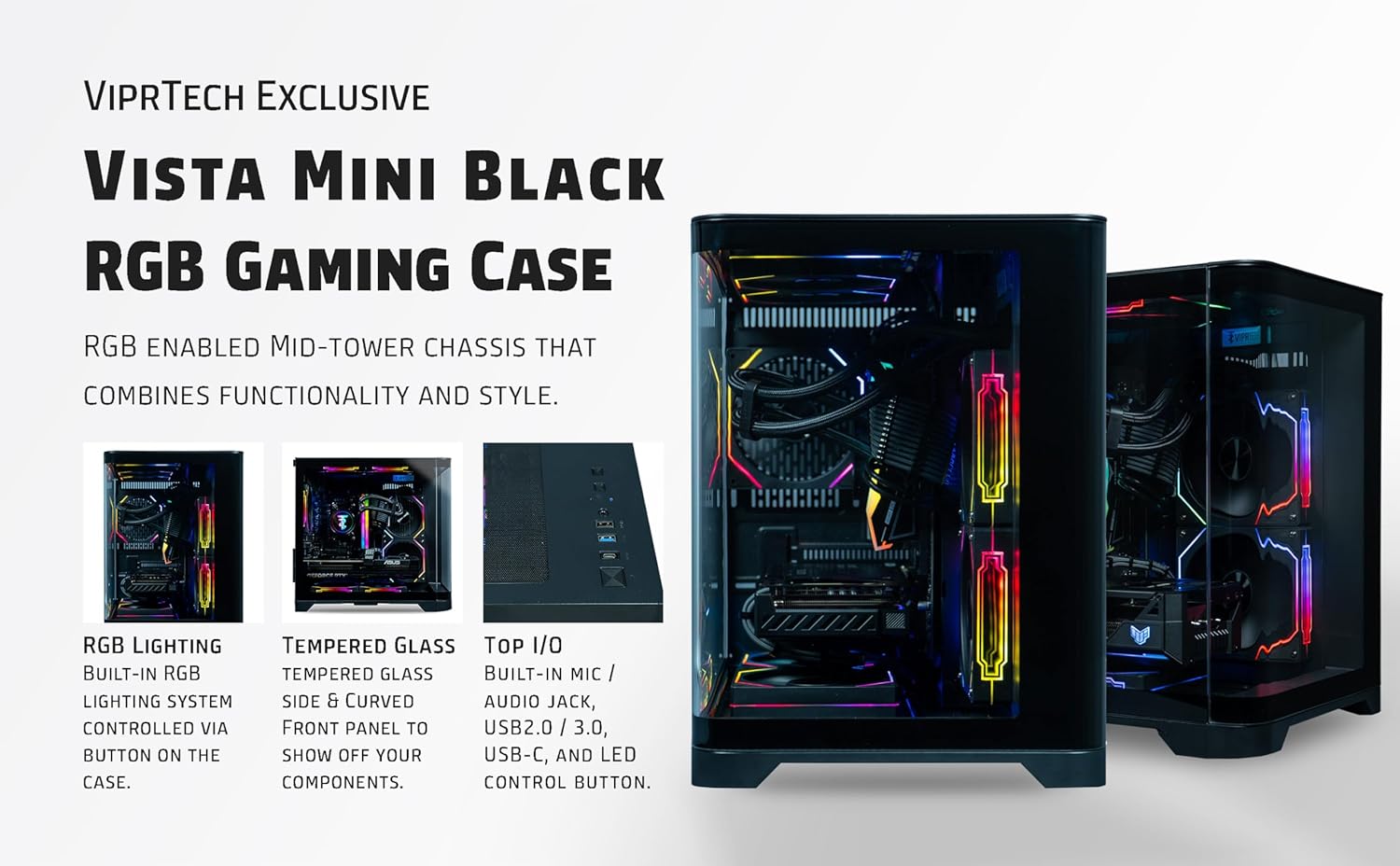 1760737158_ViprTech-Reaper-2.5-Liquid-Cooled-PC-AMD-Ryzen-7-8700F-5.0Ghz-Turbo-AMD-RX-9060-XT-16GB-32GB-DDR5-6400-2TB-NVMe-SSD-Gold-Rated-PSU-VR-Ready-WiFi-BT-Win-11-Gaming-Desktop-Computer-Black.jpg ViprTech Reaper 2.5 Liquid-Cooled PC - AMD Ryzen 7 8700F (5.0Ghz Turbo), AMD RX 9060 XT 16GB, 32GB DDR5 6400, 2TB NVMe SSD, Gold-Rated PSU, VR-Ready, WiFi BT, Win 11, Gaming Desktop Computer, Black - Image 10