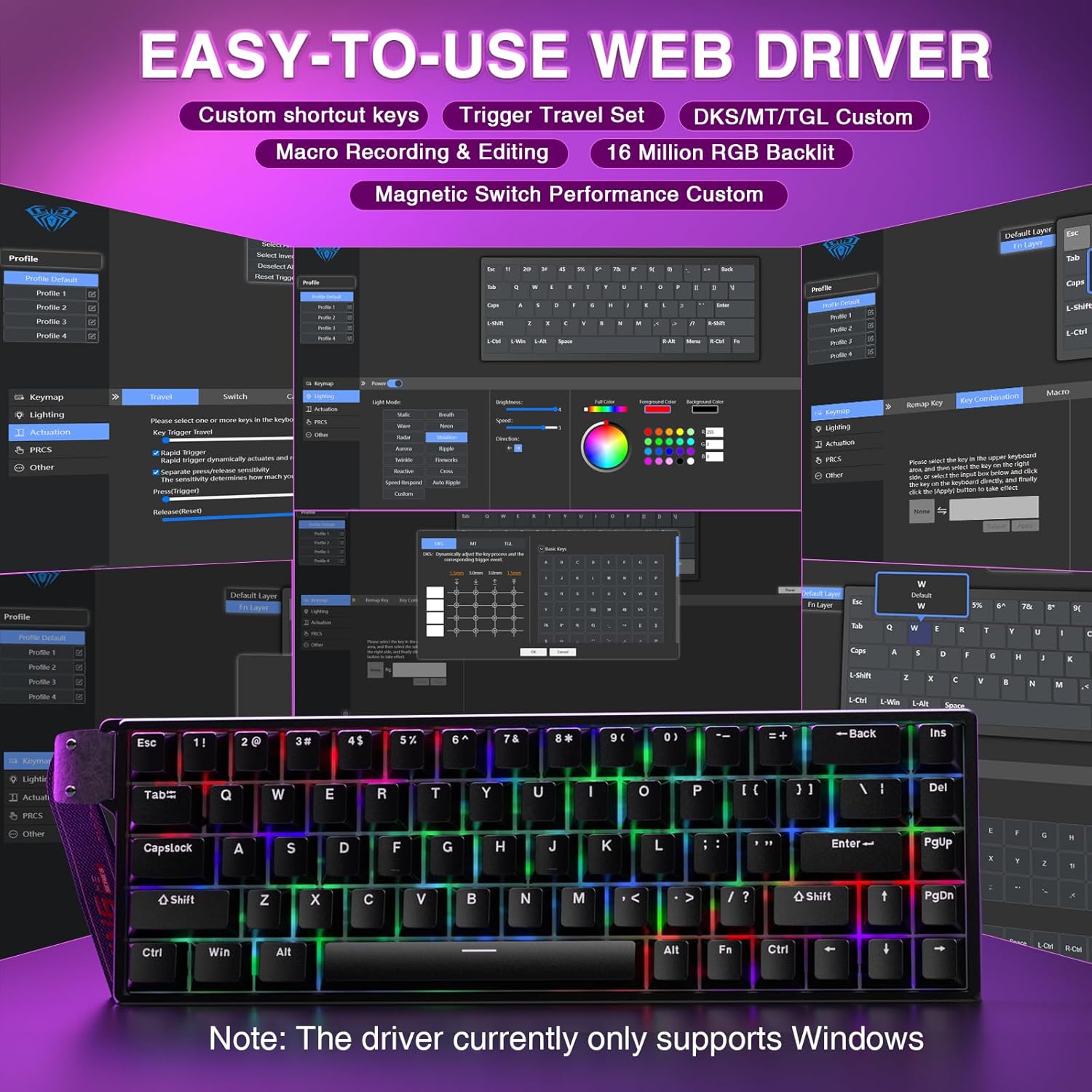 1760738104_AULA-WIN68-HE-Mechanical-Gaming-Keyboard-60-Hall-Effect-Magnetic-Switch-Fast-Trigger-Mode-Adjustable-Actuation-8000Hz-Polling-Rate-RGB-Backlit-Wired-Black-Keyboard-for-LaptopPC-Gamer.jpg AULA WIN68 HE Mechanical Gaming Keyboard 60%, Hall Effect Magnetic Switch, Fast Trigger Mode Adjustable Actuation, 8000Hz Polling Rate, RGB Backlit, Wired Black Keyboard for Laptop/PC Gamer - Image 6