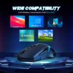 T-DAGGER Wireless Gaming Mouse- USB Cordless PC Accessories Computer Mice with LED Backlit, Ergonomic Gamer Laptop Mouse with 7 Silent Buttons, 5 Adjustable DPI Plug & Play for PC - Image 7